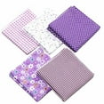 thumbnail image 1 of 50cm\*50cmCotton Fabric Printed Cloth Sewing Quilting Fabrics for Needlework DIY Handmade Material purple, 1 of 5