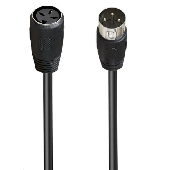 50cm-5m DIN Male to Female Connector Cord 3Pin Signal Transmission Wire Line for TV, Player Adapter Cable