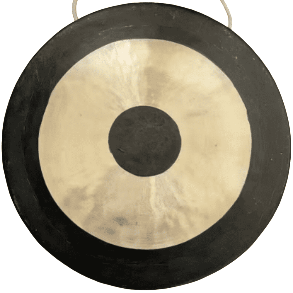 Mini Hand Gong & Cymbals - Small Percussion Instrument For Kids, With Finger Rope