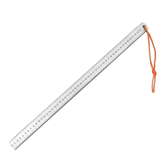 50cm Straight Ruler Car Mount Defense Ruler Stainless Measurement Tool