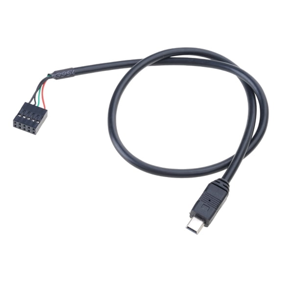 50cm USB 2.0 5Pin Male to 9Pin Female Header Cable Motherboard Header Data Cable Replacement for Electronics