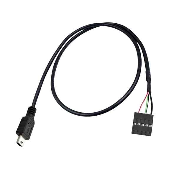 50cm USB 2.0 Mini 5Pin Male to 9Pin Female Header Cable Motherboard ...