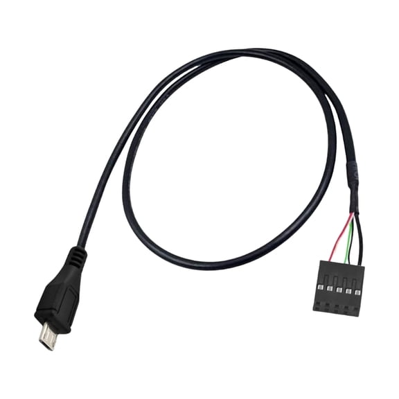 50cm USB 2.0 Mini 5Pin Male to 9Pin Female Header Cable Motherboard Header Data Cable Replacement for Electronics