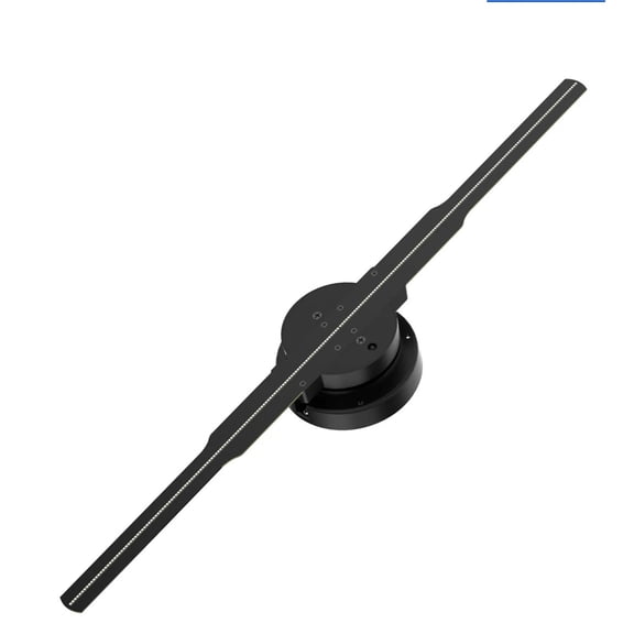 50cm Wifi Holographic Fan 3D Advertising Machine 576 LED Sign Neon Smart HD Player Support Video Picture Logo Holographic Light