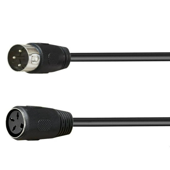 50cm to 500cm Length DIN 3Pin Male to Female Connector Cable Wire for Stable Transmission In TVs Player