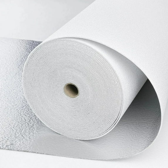 50cmx5m Linen Wallpaper Self-adhesive Waterproof Removable Wallpaper for Bedroom Livingroom Wall Decor