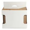 thumbnail image 1 of 50ct 6pk Cardboard Carrier | White with Special Die Cut Cardboard 12oz Bottle Carrier, 1 of 6