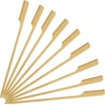 thumbnail image 1 of 50ct/PK 7 Inch Square Large Bamboo Paddle Skewers  BBQ Grill Food Sticks 3mm, 1 of 3