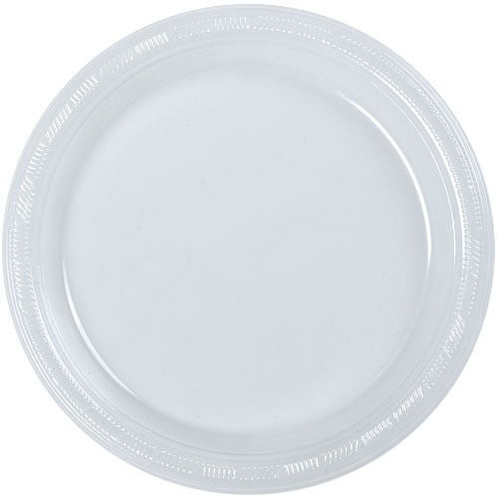 HANNA K. SIGNATURE 50ct Plastic Clear 10" Plates Wedding Party Dinnerware
