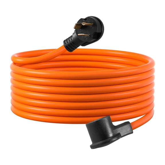 50ft Dryer Extension Cord 10-30P to 10-30R, 30A Heavy Duty Dryer Power Cord, EV Charger Extension, Weather Resistant STW Cable, 10AWG Copper Wire