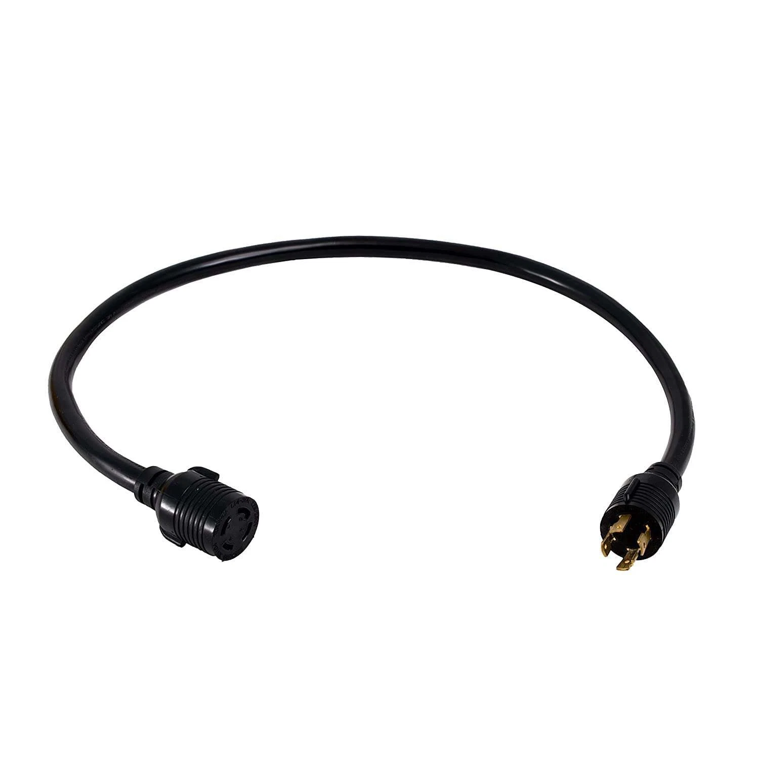 50ft Generator Extension Cord 30 AMP 4-Prong (L14-30P / L14-30R) - 10AWG4