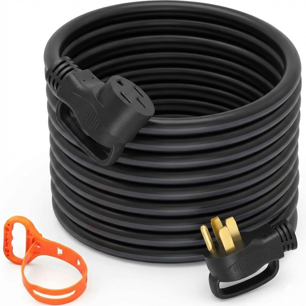 50ft Heavy Duty Generator Extension Cord 50A 125/250V With N14-50P Plug