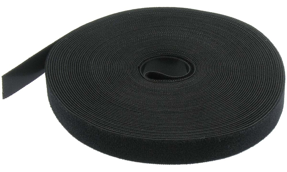 50ft Hook and Loop Strap Tape, Black