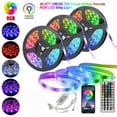 thumbnail image 1 of 50ft LED Strip Lights, RGB LED Lights Strip Kit with 44 Key IR Remote, SMD5050 900LEDS Color Changing Strip Light LED Lights Waterproof LED Tape Lights for Room Bar Party Christmas Decoration, 1 of 8