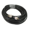 thumbnail image 1 of 50ft RG58 Coaxial Cable UHF Male to Male, Aluminum Foil and Copper Braid Shields for RF Antenna and Coaxial Connections, 1 of 8