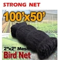 50ft x 100ft Strong Nylon 2-Inch Mesh Anti Bird Poultry Netting for ...
