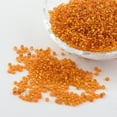 thumbnail image 1 of 50g 12/0 Glass Lined Round Hole Round Orange Red Seed Beads Silver 2mm Hole: 1mm 3306pcs/50g, 1 of 3