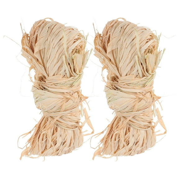 SOPOTUTU Natural Raffia Palm Fiber Ribbon for Crafting Floral and Holiday Decorations