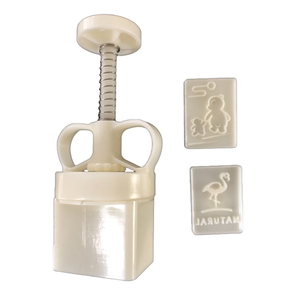 50g 2pcs Cookie Stamps Thickness Adjustable Moon Cake Mold Set Hand Press Cutter Green Bean Cake Pastry Mould