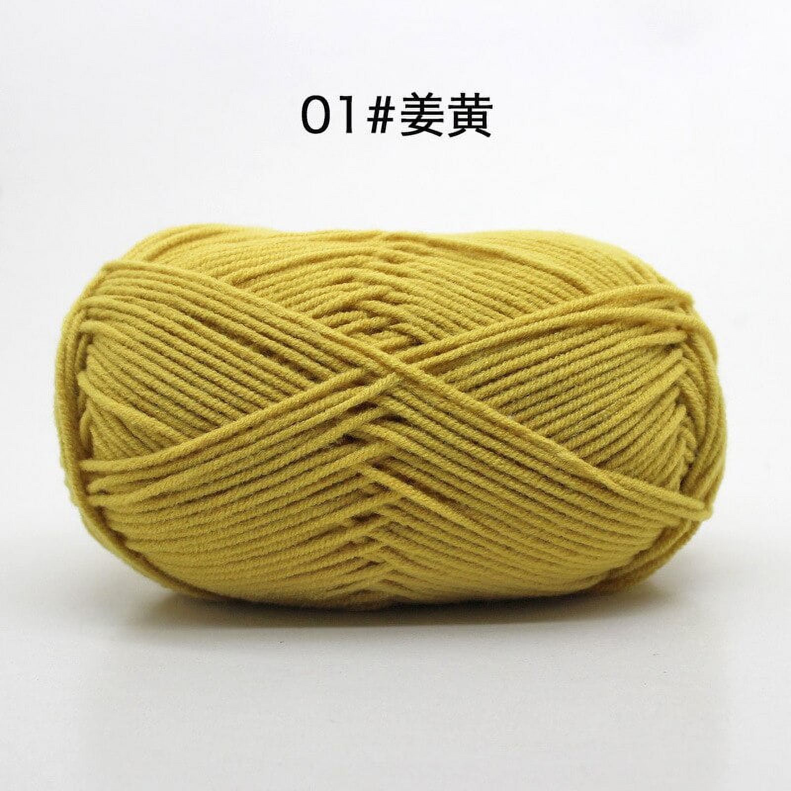 50g 4ply Smooth Milk Fiber Knitting Wool Crochet Yarn Milk Cotton Hand
