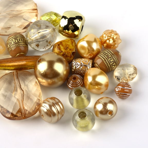 50g Acrylic Beads Mixed Shapes Peru 5.5~28x6~20x3~11mm Hole: 1~5mm Peru