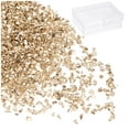thumbnail image 1 of 50g Crushed Glass Chips 1-3mm, Champagne Gold, 1 of 5