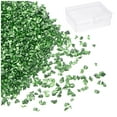 thumbnail image 1 of 50g Crushed Glass Chips 1-3mm, Green, 1 of 5
