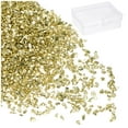 thumbnail image 1 of 50g Crushed Glass Chips 1-3mm, Shallow Gold, 1 of 5
