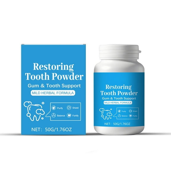 50g Tooth Repairing Powder, Natural Herbal Powder, Herbal Tooth Repairing Powders forGum, Protects Gums & Roots, Boosts Enamel