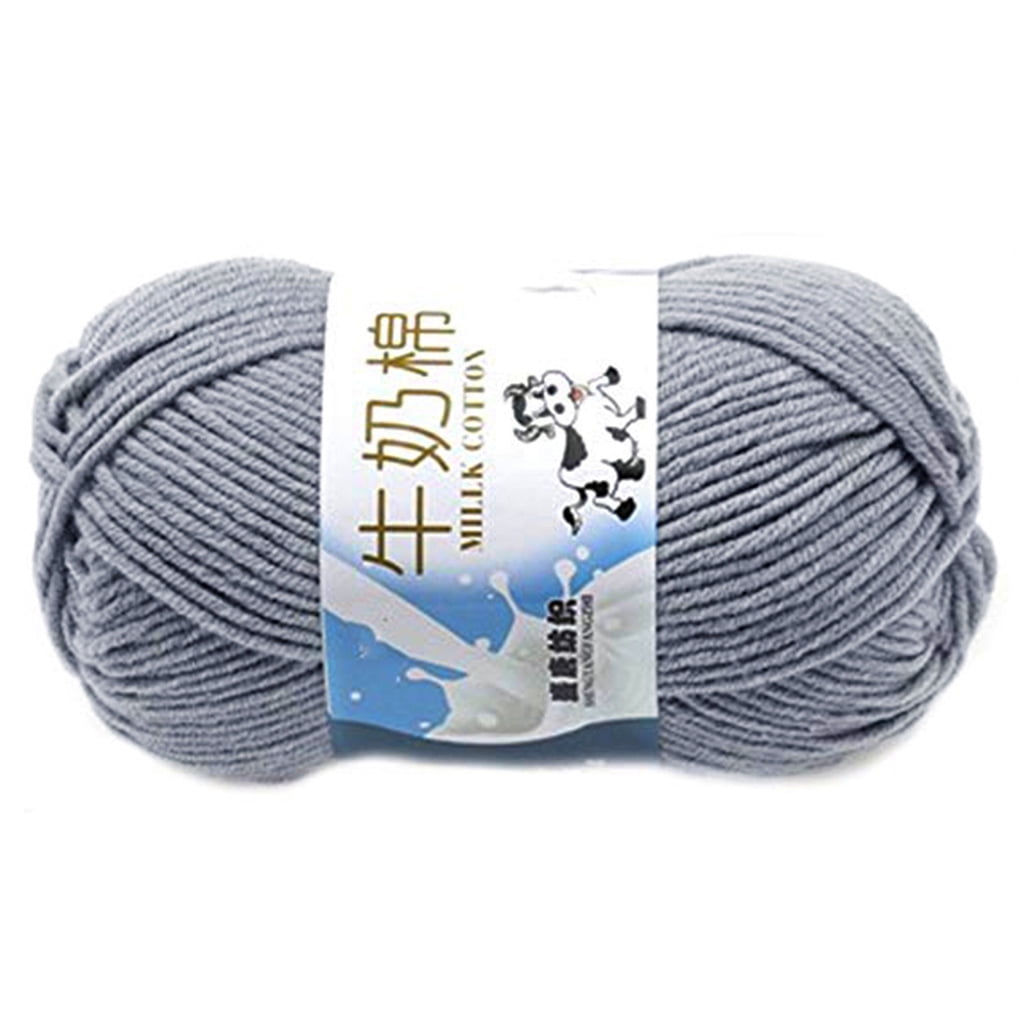 1pc 50g Milk Cotton 5ply Yarn Soft crochet yarn Baby Yarn Crochet for  knitting Wool scarf Hand Knitting DIY Cheap A3MX0008 - AliExpress
