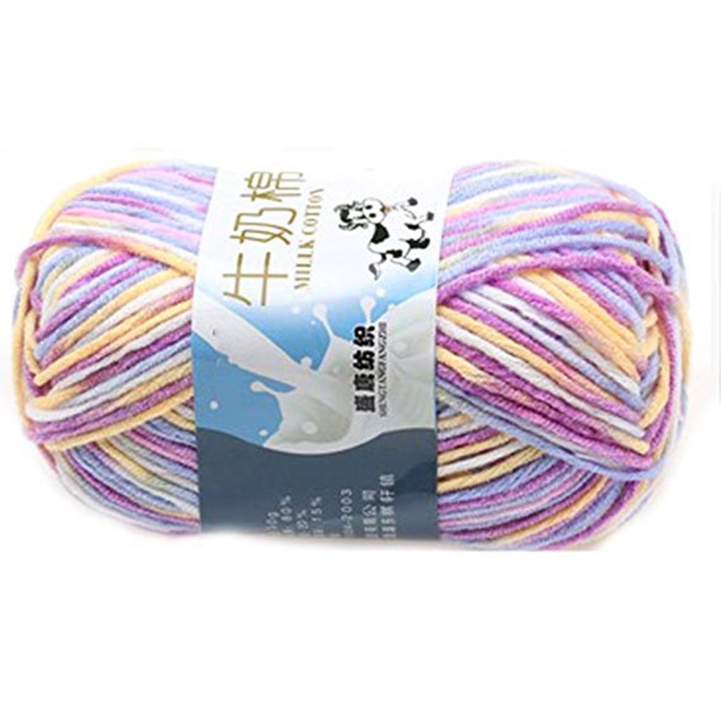1PCS Milk Cotton Yarn,Yarn for Crochet,Amigurumi Yarn,Crochet Yarn for  Crocheting,Cotton Yarn,Soft Yarn for Sweater,Hat,Socks,Baby Blankets(Bud  Green)