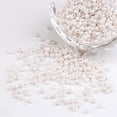 thumbnail image 1 of 50gs DIY Craft Beads 8/0 Opaque colors Lustered Round Glass Seed Beads White Size: about 3mm in diameter hole:1mm about 1101pcs/50g, 1 of 3