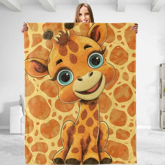 50in×60in Cute Pet Throw Blanket - Soft Plush, Lightweight, Warm, Fuzzy Anti-Pilling Flannel Blanket for Bedroom, Couch, Office, Travel, Outdoor, Home Decor - Cute and Comfy Gift