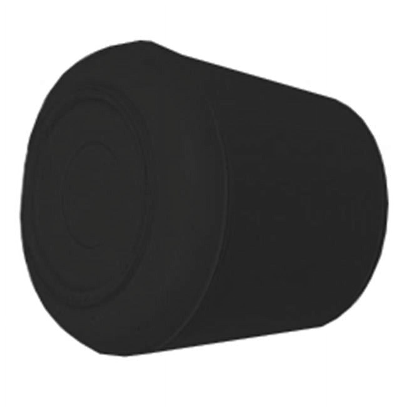 50in. Black Rubber Leg Tips 9758 Pack of 24