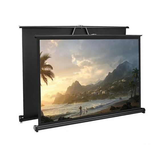 50inches 16:9 TSH50 Table Screen/Mico Mini Led Projector,Portable Curtain Easy To Carry For Private Cinema Meeting ,Long Lasting