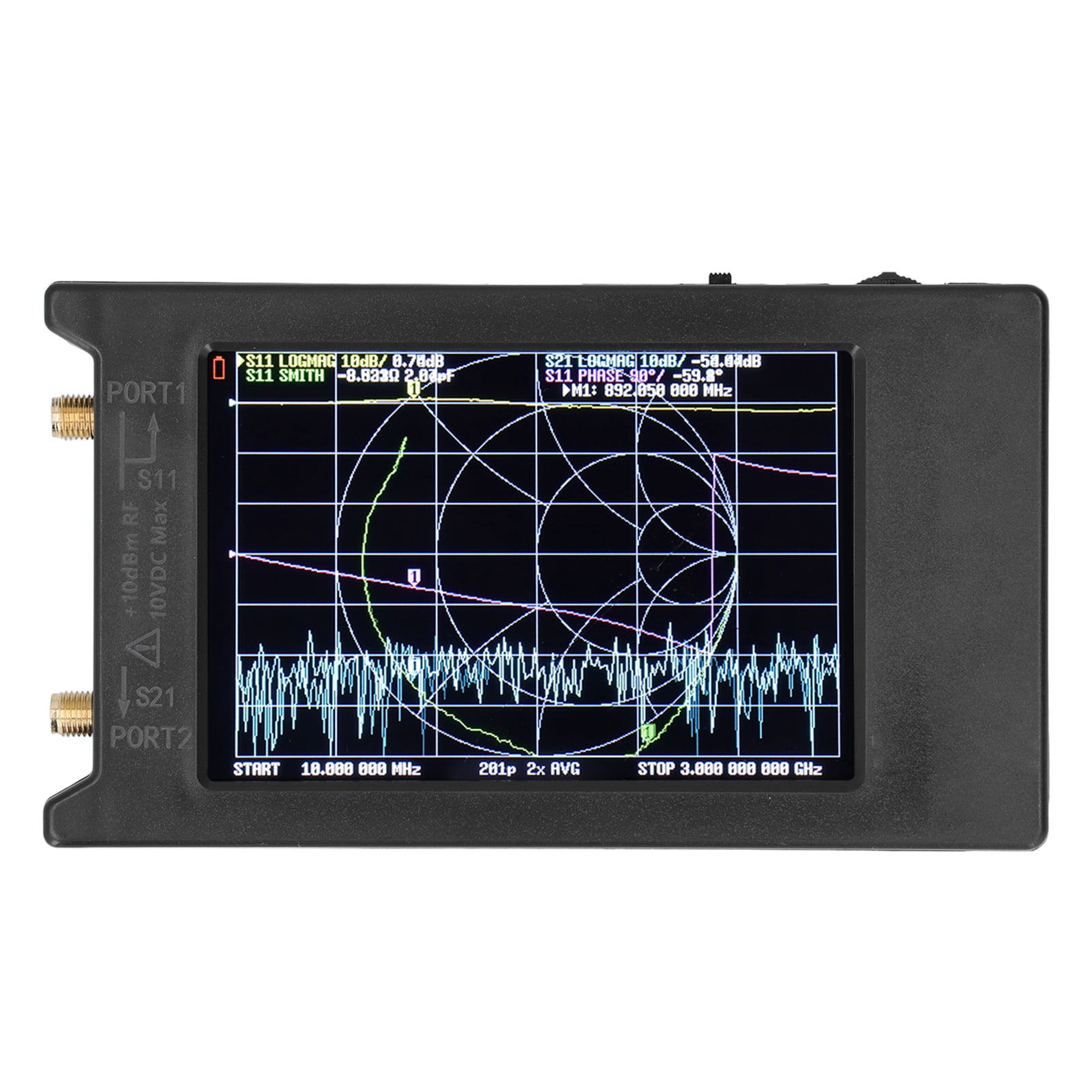 50kHz6.3GHz Vector Network Analyzer 4in Display Antenna Analyzer HF