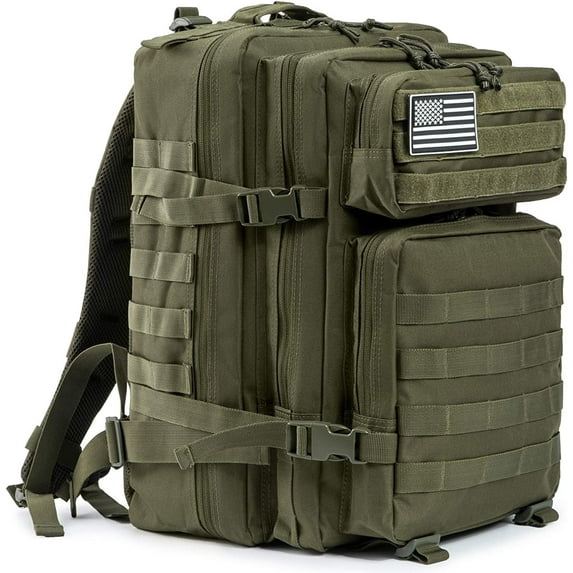 50l/ 4 in 1 outdoor built-up camping backpack molle rucksacks for hiking hunting trekking bag