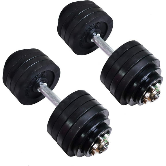 50lb 100lb Dumbbells Adjustable Weight Set Fitness GYM Home Cast Full Iron Dumbbell Set