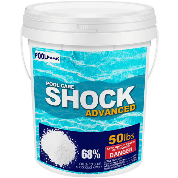 50lbs Pool Sh0ck 68% Cal-Hypo Granular Sanitizer for Crystal Clear Water