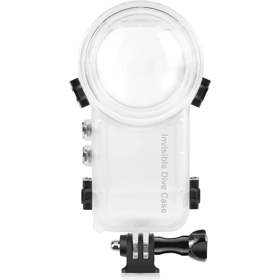 50m/164ft Invisible Dive Case for Insta360 X3 Underwater Waterproof Housing Cover Protective PC Sealed Shell Photography Housings with Bracket Camera Insta 360 X3 Accessories