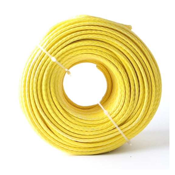 50m 3.5mm 12 Strands 2500lb Uhmwpe Fiber Braid Winch Rope For 4WD Off Road ATV UTV SUV Truck Boat ,Great Compatibility