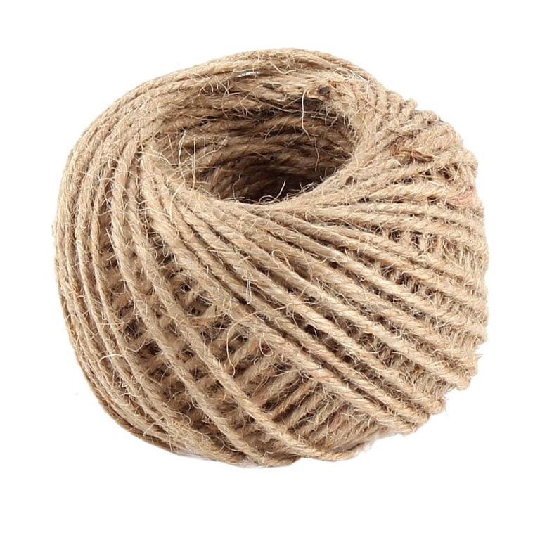 400ft Jute Twine Natural Jute Rope String Thin Rope for Gift Box Packing Decorating Gardening 2 Ply, Women's, Size: One size, Red