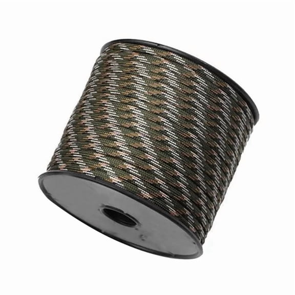 50m Polypropylene 7-Core 4mm Umbrella Rope Outdoor Camping Emergency Tent Canopy Rope Windproof Rope DIY Braided Rope B