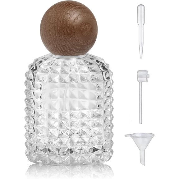 50ml/1.7 Oz Glass Bottle Perfume Atomizer Empty Refillable
