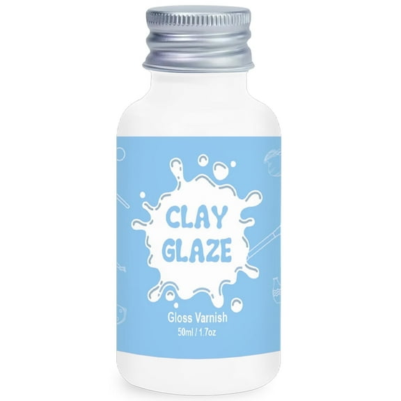 Gloss Finish Air Dry Clay Varnish  High Gloss, Waterproof & Scratch Resistant for Air Dry Clay Pottery