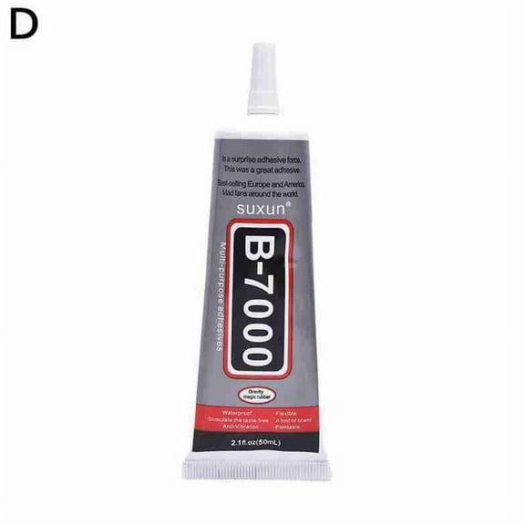 50ml B-7000 Waterproof Semi-Fluid Universal Glue, Polypropylene Fiber