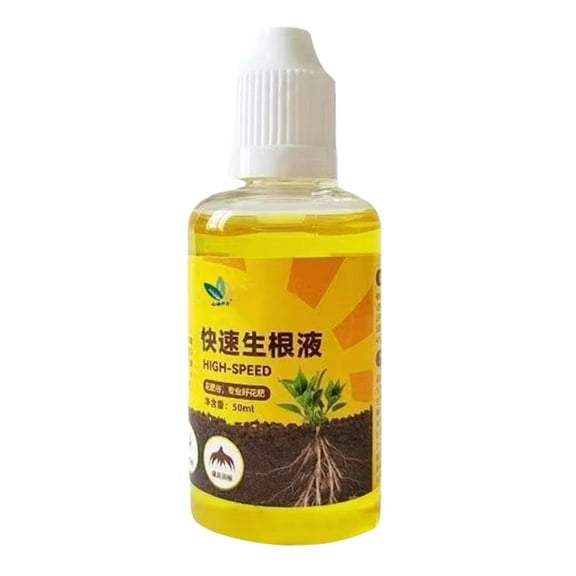 50ml Fast-Acting Root Stimulator All Garden Cuttings Liquid Formula Rooting Hormone Plant-Based Root Growth Enhancer Plant Rooting Promoter Clone Booster Root Accelerator