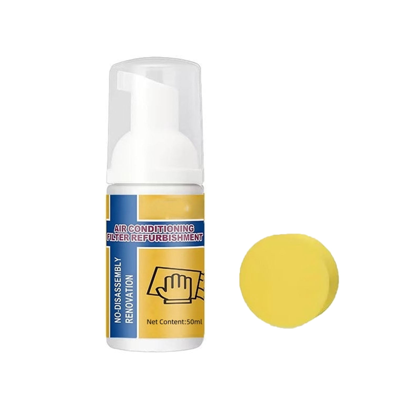 50ml No-Disassembly Foam Air Conditioner Filter Cleaner – Deep-Cleans ...