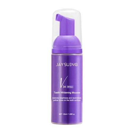 50ml Refresh Breath V34 Teeth Whitening Mousse Remove Tooth Stains Yellowish Eliminating Brightening Oral Cleaning Toothpaste Oral Care