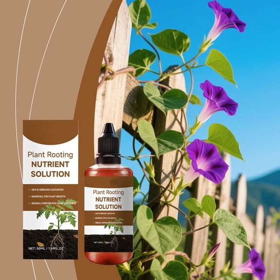 50ml Root Drops - Liquid Rooting Vitamins | Works in Water, Moss, Soil, Leca | Fast Propagation, Stronger Roots, Less Shock